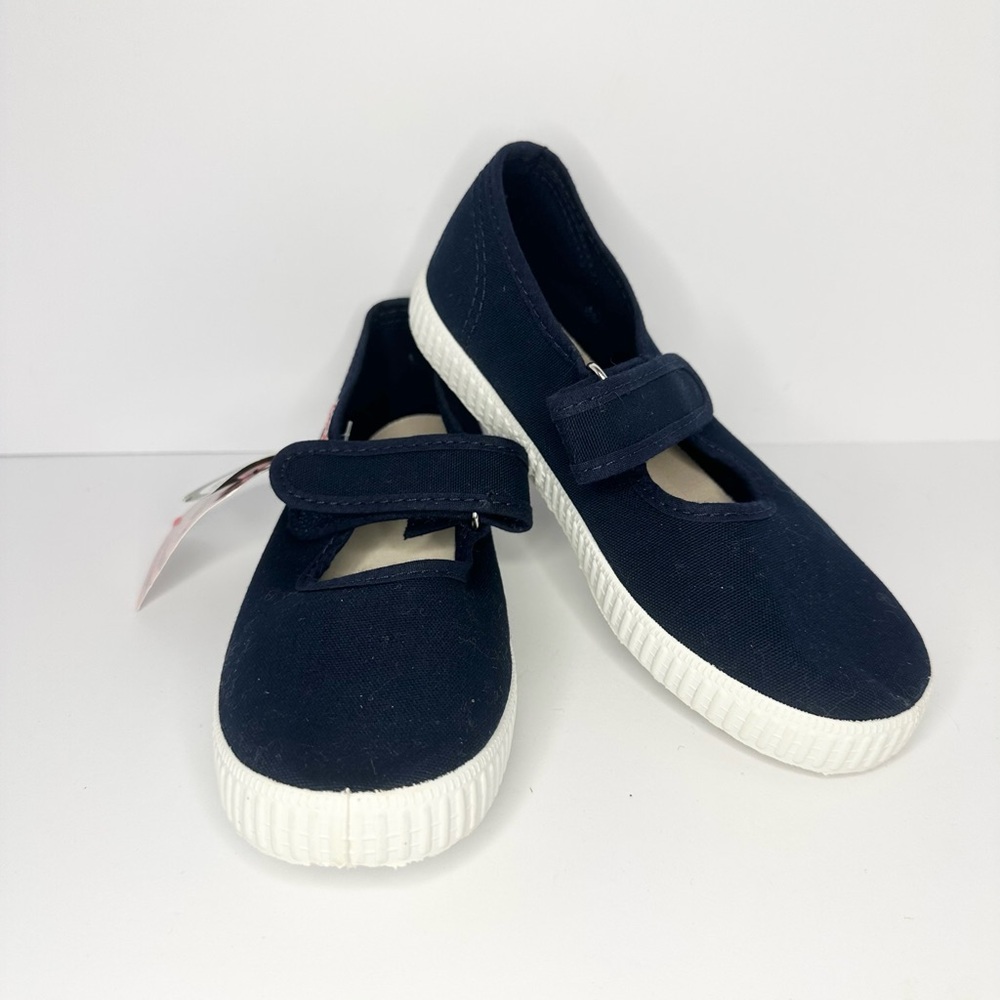 NEW Cienta Navy Blue Mary Jane Sneakers